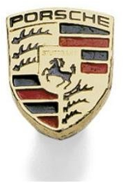 Porsche Button mit Wappen - WAP10705010