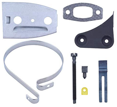 Haishine Bar Plate Brake Band Silenziatore Staffa Tendicinghia Servizio per Husqvarna 50 51 55 Rancher Motosega Parti di ricambio