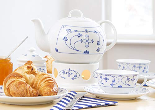 CUP+MUG Indisch Blau Teekanne 1l rund