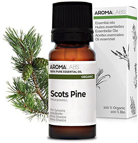 Aroma Labs - Pino Silvestre - Aceite Esencial Orgánico - Quimiotipado y Certificado AB - 10 mL