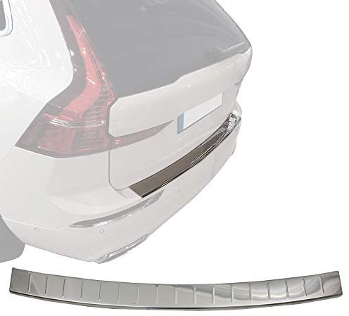 Ladekantenschutz Stoßstangenschutz für Volvo XC60 2017-2025 Edelstahl Silber