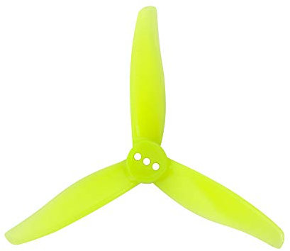 VIDOO 2 Paia 3 inch 3 Lama Pc Propeller 1.5Mm/2Mm Foro per Hurricane Toothpick Rc Drone FPV Racing-Giallo Fluorescenza-1.5 Mm