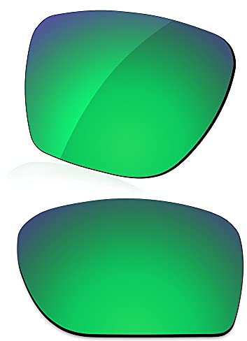 LenzReborn Lentes polarizados de repuesto para gafas de sol Oakley Sylas OO9448, más opciones, Verde césped - Espejo polarizado, Taille unique