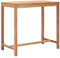 vidaXL Garten-Bartisch 110×60×105 cm Massivholz Teak