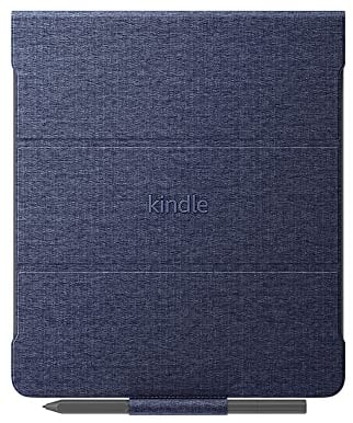 Amazon Kindle Scribe-Klapphülle mit magnetischer Befestigung | schlankes, leichtes Design | (nur geeignet für Amazon Kindle Scribe), Stoff, jeansblau