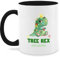 Tasse Tassen 325ml - Weihnachtstasse Weihnachten - Tree Rex - Merry Christmas - 325 ml - Schwarz - weihnachtstassen weihnachtsmotiv mug weihnachtsbecher weihnachts cup wichteltassen