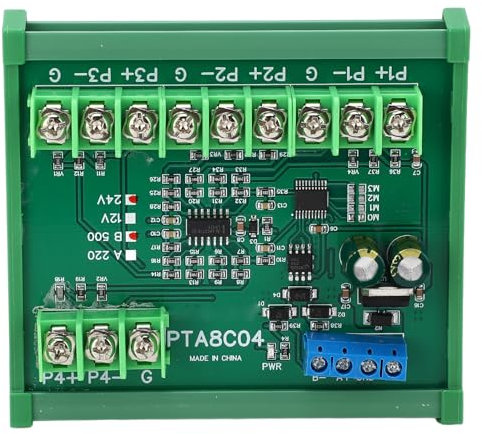 Temperatursensormodul für PT100 3-Leiter 2-Leiter Sensoren Temperatursensor PT100 RTD RS485 mit Führungsschienengehäuse Konstante Temperaturregelung Wettervorhersageüberwachung (B500 DC24V)
