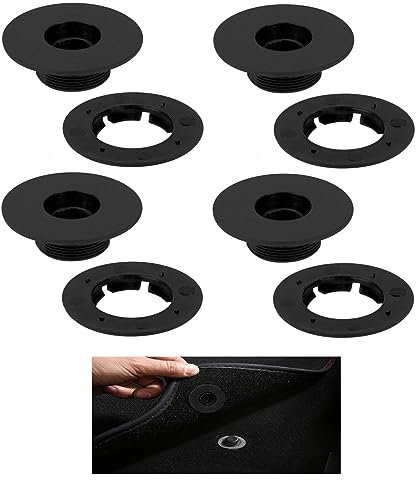 Clips de Fixation de Tapis Spécifique Citroen, DS et Peugeot Oeillets Attache Tapis de Sol Anti Derapant (ex Peugeot 207 208 307 308 3008 5008 Citroen C1 C3 C4 C5 AirCross – DS3…)