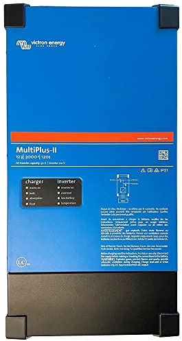 Victron Energy MultiPlus-II Pure Sine Wave Inverter Charger, UL-Certified, 12/3000/120-50 120V