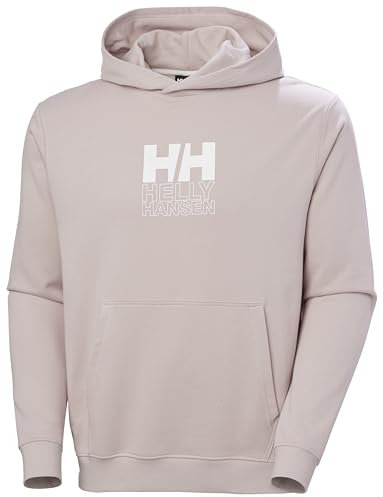 Helly Hansen Core Graphic Sweat à Capuche Shirt, 094 Nuage Rose, Medium Homme