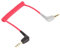 Taoricen 3,5mm TRS zu TRRS Mikrofonkabel Adapter, SC7 Gewickeltes Rechtwinkliges Mikrofonkabel Kompatibel mit Rode VideoMic zum Mobiltelefon