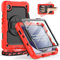 Timecity Case For Samsung Galaxy Tab A9 8.7 Inch 2023 (SM-X110/ X115/ X117 Tablet), Shockproof Case With Screen Protector, Red