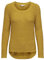 ONLY Damen ONLGEENA XO L/S KNT NOOS Pullover, 15113356,Golden Spice,M