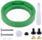 7,6 cm WC-Tank zu Schüssel, Bolzen und Dichtung, Kupplungsset, WC-Tankteile, passend für AS738756-0070A Champion 4 WC-Teil, WC-Tankschrauben und Dichtungssatz für die meisten 7,6 cm
