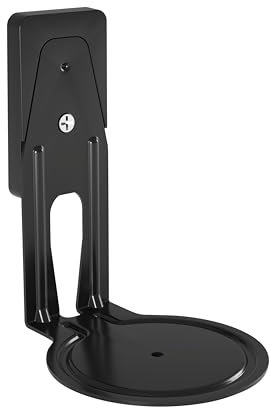 Sanus Fixed Speaker Wall Mount for Sonos Era 100™ - Low Profile Speaker Mount with Easy 3-Step Install & Included Hardware - Single, Black