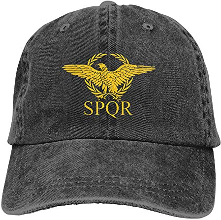 Generic Sonnenblende Mütze SPQR Freizeit Basecap Sport Capatmungsaktive Mütze Retro Golf Caps Für Herren, Damen, Tennis