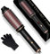 3 in 1 Thermal Brush Lockenbürste Thermobürste 38mm, Lockenbürste LCD Anzeige 120-210℃, Erhöhen Sie das Haarvolumen, Lose Locken, Glattes Haar, Leichte Kompakte Größe, Dual Spannung Passend für Reise