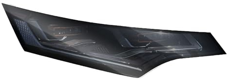 LeLeD Geeignet für Denza D9dmi/ev Auto Scheinwerfer tönung Schutz Folie rücklicht TPU Aufkleber dekor Film zubehör,Blackened