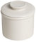 PRITOK Porcelana para Mantequilla: Recipiente de Cerámica Redondo Con Tapa para Frescura y Almacenamiento