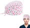 Verstellbar Arbeitskappe,Op Haube Stoff,Baumwolle Krankenschwester Haube mit Knöpfen,Op Haube Verstellbar,Baumwolle Staubkappe,Verstellbare Arbeitskappen,Bedruckte Unisex,Hair Cover with Sweatband