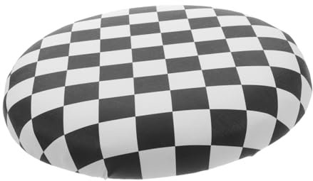 Amosfun Runder Hocker Ersatzsitz Pu Sitzfläche Für Barhocker Schwarz Weiß 29cm Durchmesser Installieren Und Komfortabel Für Zuhause Und Büro