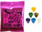 Gitarrensaiten mit 6 Plektren, Super Slinky E-Gitarrensaiten Set 9-42 Gauge, Gitarrensaiten Kobalt