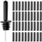 50Pcs Speed Pourer Caps, Liquor Pourer Cap Rubber Bottle Pour Dispenser Spout Dust Covers, Rubber Bottle Pourer Cover for Olive Oil Liquor Vinegar Bottles