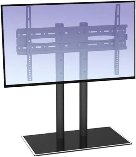 Soporte universal de base de TV LCD con mayor elevación para pantalla de computadora de escritorio, se adapta a televisores de 32 a 65 pulgadas, soporta hasta 50 kg de soporte multifuncional