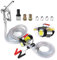SWAWIS Pompa Diesel Elettrica 12V 175W, Pompa Travaso Gasolio 45l/Min con Pistola Manuale per Olio e Tubo Flessibile, Pompa di Trasferimento Diesel per Navi Campi Petroliferi Escavatori