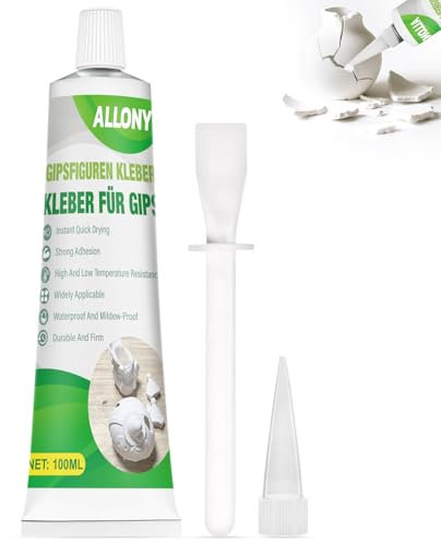 Pegamento Ceramica, Super Glue, Pegamento Fuerte, Para Unir y Reparar Objetos de Fundición y Modelismo, Porcelana, Cerámica, Cemento y Arcilla - 100 ml