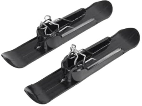 Vocdikficy Schneeschlittenbrett, Strand-Skateboard, Universelle Skiplatte für Scooter, Laufrad, Haustier-Kinderwagen, Rollstuhl-Werkzeug für Behinderte