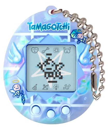 BANDAI Tamagotchi Angel Virtual Rain, Mehrfarbig, 46177, elektronisches Spielzeug für Kinder ab 8 Jahren. Ihr Lieblings-elektronisches Haustier mit neuen Spielen und Charakteren!