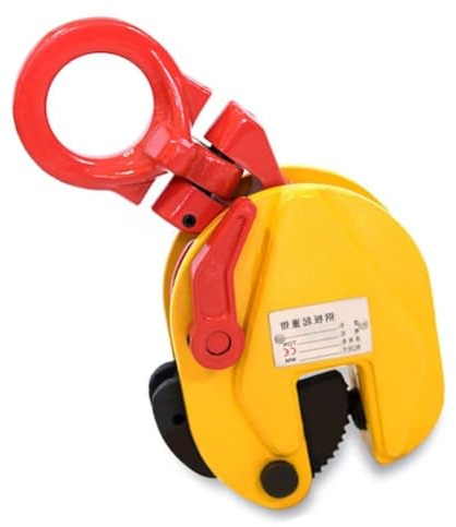 Vertical Plate Lifting Clamp 1T-5T Load Capacity Steel Metal Welding Clamps for Lifting & Building, Heavy Duty Lifter Industrial Steel Vertical Plate Clamp(3t)