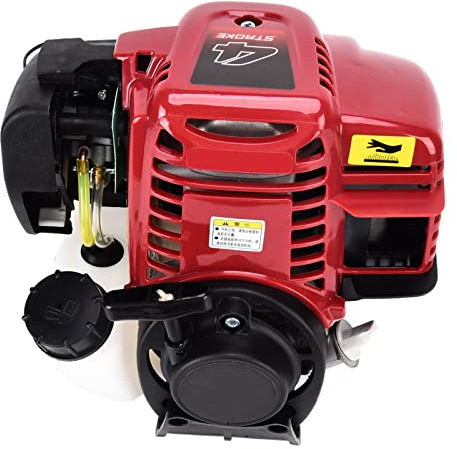 Fdit Motor Desbrozadora de 4 Tiempos de 35,8 CC, Repuesto de Motor de Gasolina para Cortadora de Césped GX35, Tanque de 1,0 KW, 650ml, ABS, Hierro y Aluminio