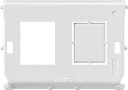 Jung 54-2WE Montageeinsatz, Weiss/opulenter Garten