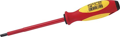 WITTE 53706 - Destornillador aislado de boca plana MAXX VDE (6,5x150)