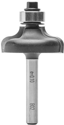 ENT 14870 Karniesfräser HW, Schaft (S) 6 mm, Durchmesser (D) 31,8 mm, NL 12,7 mm, R 4,8 mm, SL 32 mm, mit Kugellager