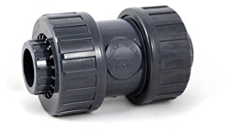 PVC Rückschlagventil mit IG 1, Profi-Qualität