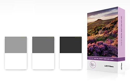 LEE 230935 Rectangular Lens Filter, Half ND Berry Hard Set, 3.9 x 5.9 inches (100 x 150 mm), Light Adjustment, 0.3ND/0.6ND/0.9ND, 3 Pieces, Hard Resin