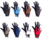 RL24 - Reithandschuhe Damen & Herren Professional Nubuk | Handschuhe zum Reiten | Reiterhandschuhe mit Magic-Lederimitat | robust, rutschfest & atmungsaktiv | Reitzubehör in Schwarz/Rot | S