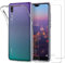 iLiebe Huawei P20 Hülle + Schutzfolie,[1 Hülle + 2 Schutzfolie] Schutzhülle Handyhülle TPU Silikon Case Cover Schutzfolie Folie Glas [9H Härtegrad] [Ultra Klar] [Anti-Kratzen] für Huawei P20