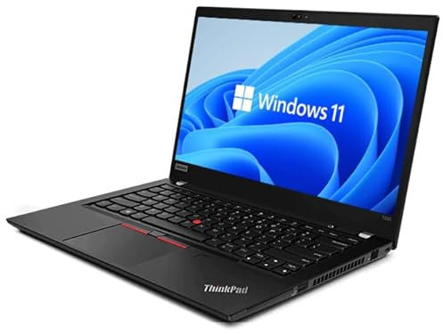 Lenovo ThinkPad T490 Windows 11 Ultrabook - 14 Full HD Intel Core i5-8265U 16GB 512GB SSD HDMI WebCam WiFi PC Laptop (Renewed)