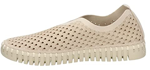 Ilse Jacobsen HORNBÆK | Flache Damen-Schuhe | Slip-On Sneaker mit Recyceltem Mikrofaser-Material und Rutschfester Natur-Gummisohle | Tulip3275 | Leicht Atmungsaktiv Umweltfreundlich | KIT | 39