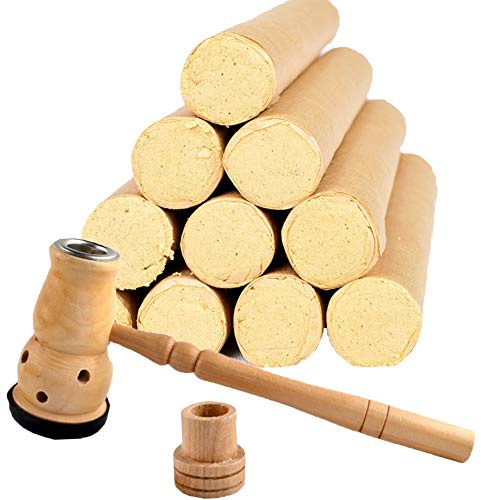 Reine Natürliche Moxa-Sticks + tragbare Moxa-Heilbox, chinesischer Wermut-Moxibustionsschmerz Muskelentlastung Moxa-Brötchen für milde Moxibustion