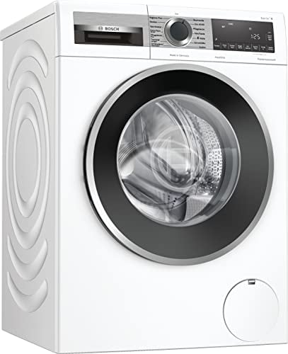 Bosch WGG244M40 Serie 6 Waschmaschine, 9 kg, 1400 UpM, Fleckenautomatik entfernt 4 Fleckenarten, ActiveWater Plus maximale Energie- und Wasserersparnis, EcoSilence Drive leiser und effizienter Motor