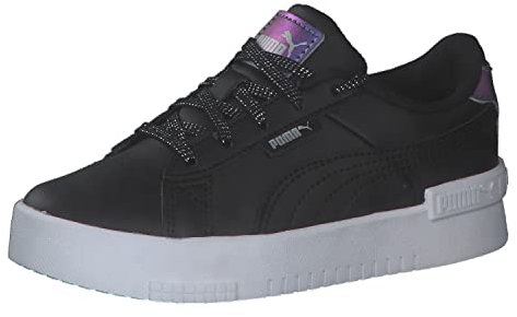 PUMA Jada Bioluminescence PS Sneaker, Black Black Silver, 32 EU