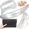 COZLOW 3-in-1 Edelstahl-Muskelschaber-Werkzeugset – Körperschaber-Massagewerkzeuge für die IASTM-Therapie – Tiefengewebe-Gua-Sha-Massagegerät