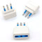 Set 3 adattatori Prometeo Electronics® riduttore spina 10A e presa bivalente 10/16A
