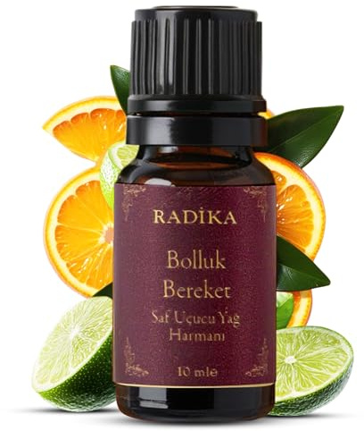 Radika Aromatherapie 10ml | Ätherische Öle von Orangenöl, Bergamotteöl, Wacholder, Patchouli, Salbei, Zypresse, Ingwer, Zimt, Myrrhe,Ylang Ylang Duftöl