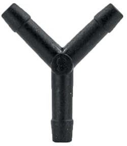KafTon Hose Tube Pipe 3-Way Y-Piece Splitter Connector 6mm - Fuel Air Pipe Connector Joiner Air Fuel Water (3mm, 5)